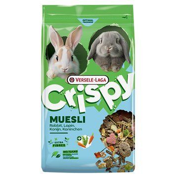 Versele-Laga Crispy Muesli Rabbit ВЕРСЕЛЕ-ЛАГА КРІСПІ МЮСЛІ КРОЛИК мюслі корм для кроликів 461801 фото