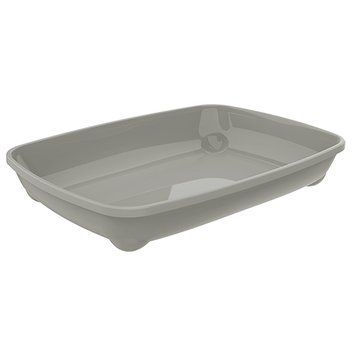 Moderna Arist-O-Tray Small МОДЕРНА АРІСТ-О-ТРЕЙ туалет для кошенят, 37х27х6см , Теплий сірий см., 37(Д) х 27(Ш) х 6(В) см. C120330 фото