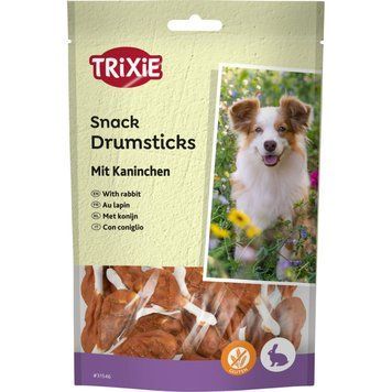 Ласощі Trixie Premio Rabbit Drumsticks для собак кісточки з кроликом 100 г 8 шт 4011905315461 фото