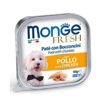 Monge Dog Fresh Chicken &ndash; Консервированный корм с курицей для собак 100г 70013062 фото