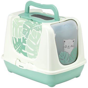 Moderna Trendy Cat Eden МОДЕРНА ЭДЕМ закрытый туалет для котов , Зелений л., 49,97х39,08х38,91 см см. C235378CA фото