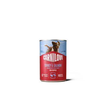 Carnilove Grain Free Puppy с лососем и индейкой для щенков, 400г 8595602582815 фото