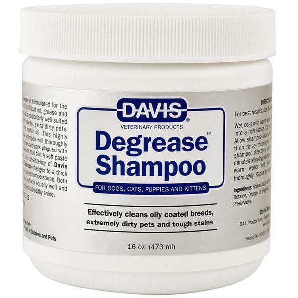 Шампунь Davis Degrease &ndash; для сильно загрязненной и жирной шерсти, 1,89 л DGRS64 фото