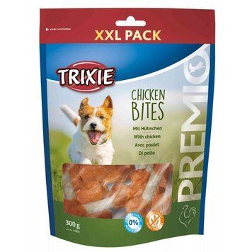 Ласощі Trixie Premio Chicken Bites XXL для собак курячі гантельки з куркою 300 г 4011905318028 фото