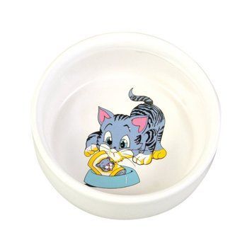 Миска Trixie для котів, керамічна, 11 см, 300 мл 4011905040097 фото