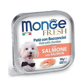 Monge DOG FRESH &mdash; Нежный паштет с лососем для собак 100г 70013086 фото