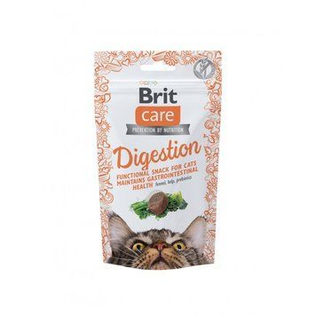 Функціональні ласощі для котів Brit Care Cat Snack Digestion з тунцем, 50 г 8595602555772 фото