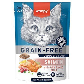 Wanpy Adult Cat Grain Free Salmon ВАНПІ ЛОСОСЬ , 500г CFF-03-0,5 фото