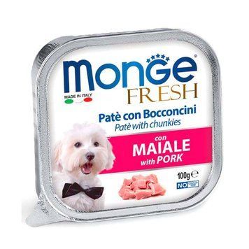Monge DOG FRESH &mdash; Нежный паштет cо свининой для собак 100г 70013093 фото