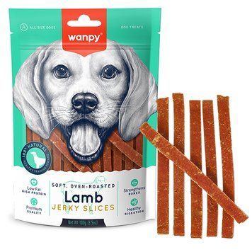 Wanpy Soft Lamb Jerky Slices ВАНПІ ФІЛЕ ЯГНЯ В&rsquo;ЯЛЕНЕ СЛАЙСИ ласощі для собак , 0.1 кг. LA-03S фото