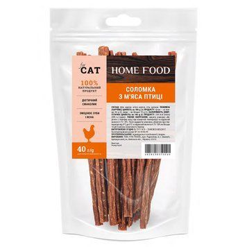 Лакомство для кошек Соломка из мяса птицы, 40 г 3011004 фото